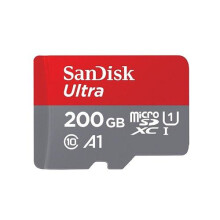 SanDisk Ultra microSDXC Memory Card + SD Adapter with A1 App Performance up to 100MB/s, Class 10, U1 - 200GB