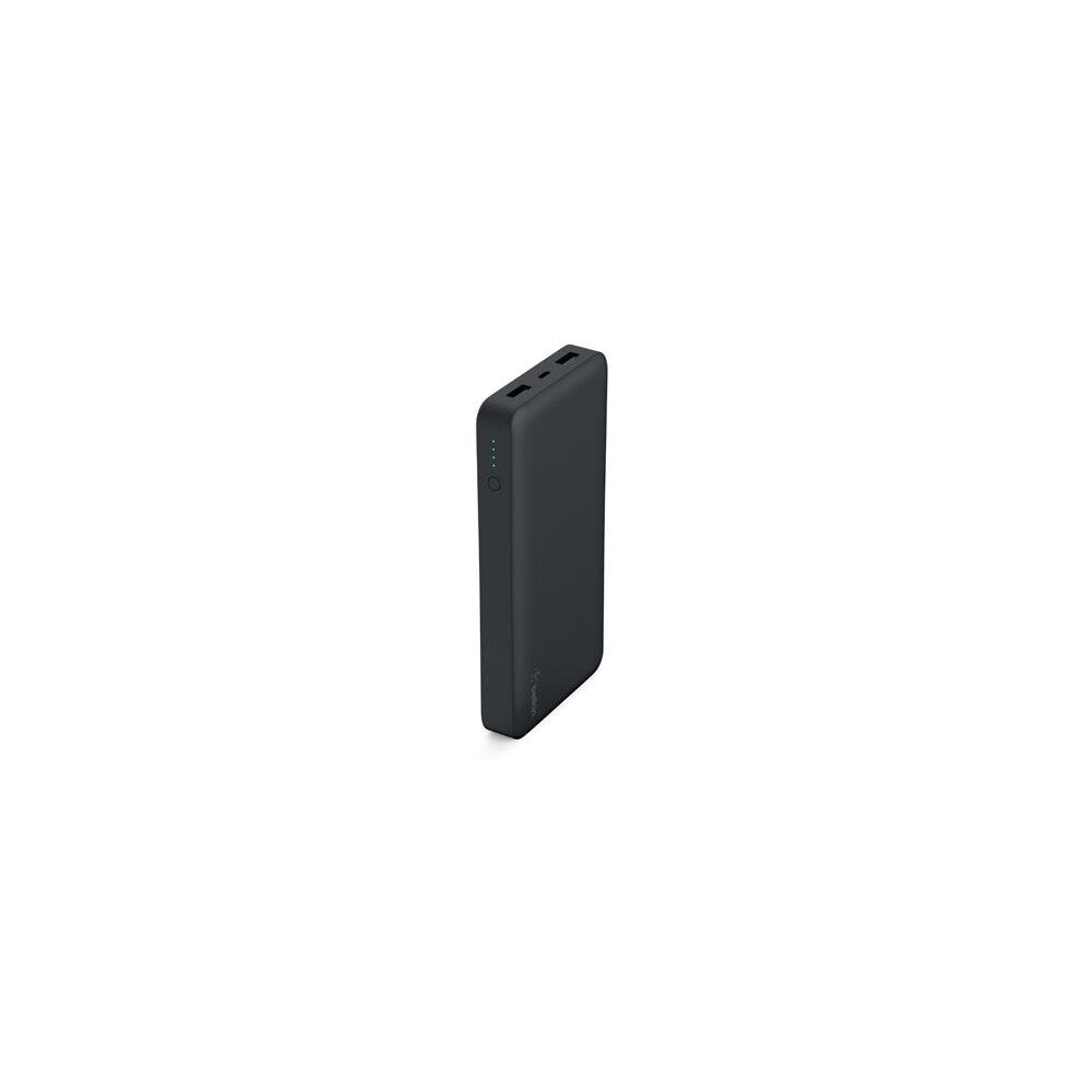 Belkin Pocket Power Bank 15000mAh Fast Portable Charger (Certified Safety) for iPhone X/8/7, iPad, Samsung Galaxy S9/S8/S7, Black