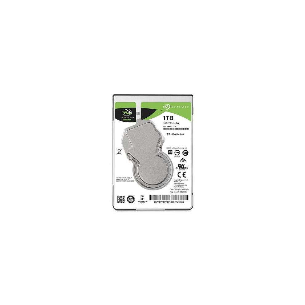 Seagate 2.5-Inch 1 TB BarraCuda Internal Hard Drive - Silver