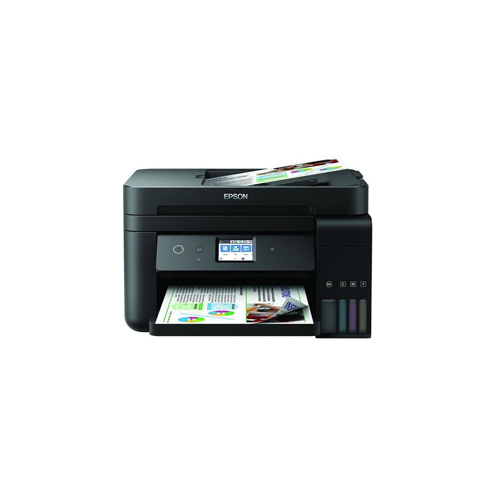 Epson EcoTank ET-4750 Refillable Ink Tank Wi-Fi Printer, Scan and Copier and Fax with 3 years worth of ink