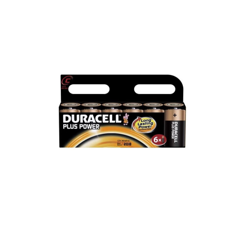 Duracell Duracell Plus Power C 6pk 019157