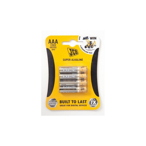 JCB JCB Jcb Lr03/aaa 4 Pk Sup Al