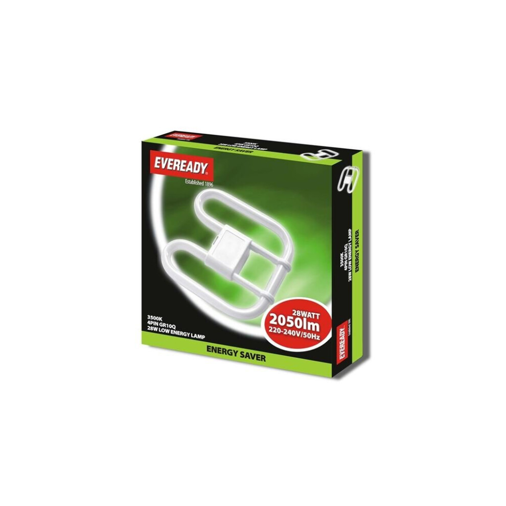 Eveready ER2D28W4P 28W 4-Pin 240V Energy-Saving Lamp