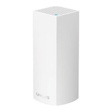 Linksys WHW0301-UK Velop Tri-Band AC2200 Whole Home Wi-Fi Mesh System, Router Replacement for Home Network, Works with Amazon Alexa - White, Pack of 1