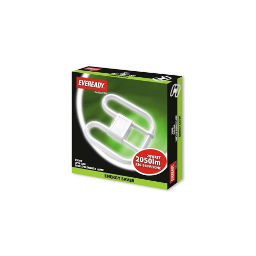 Eveready Eveready 2d Lamp 240v 28w 2 Pin 3500k