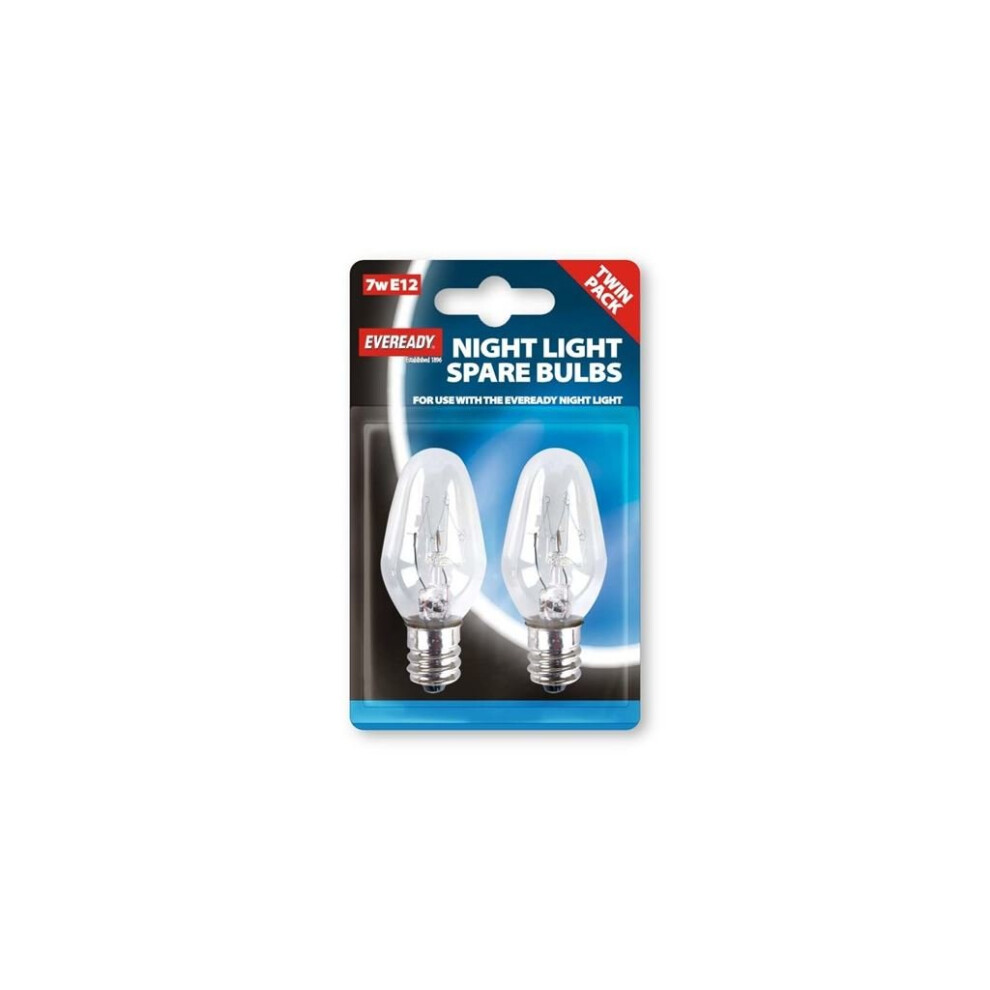 Eveready Night Bulb E12 7w Pack Of 2