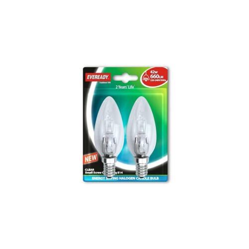 Eveready Eveready C35 Candle Halogen 42w(