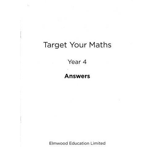 Target Your Maths Year 4 Answer Book: Year 4