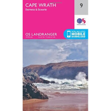 Landranger (9) Cape Wrath, Durness & Scourie (OS Landranger Map)