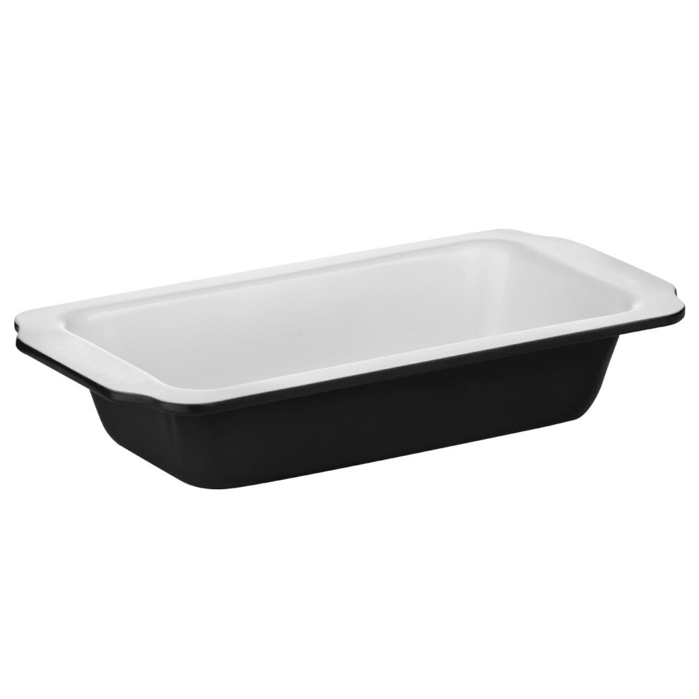 Ecocook Loaf Tin, carbon steel - Black/White