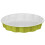 Premier Housewares Ecocook Flan Dish, 29 cm - Lime Green/White 1