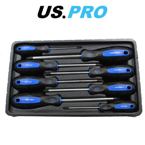 us pro US PRO 8pc Tamper Proof Torx Screwdriver Set 1608