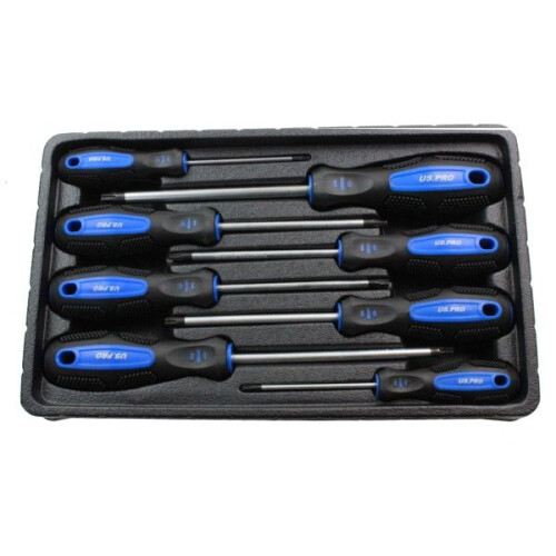 us pro US PRO 8pc Tamper Proof Torx Screwdriver Set 1608 1