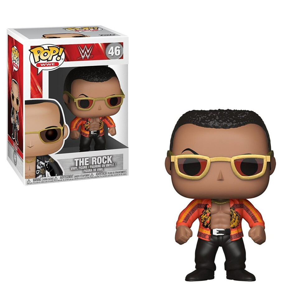 Funko Pop WWE The Rock Old School Vinyl Action Figure