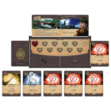 USAOPOLY Harry Potter Hogwarts Battle Cooperative Deck Building Card Game | Official Licensed Merchandise Board Great Gift for Fans Movie artwork