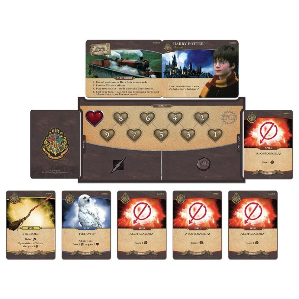 Usaopoly Harry Potter Hogwarts Battle Deck Building Game