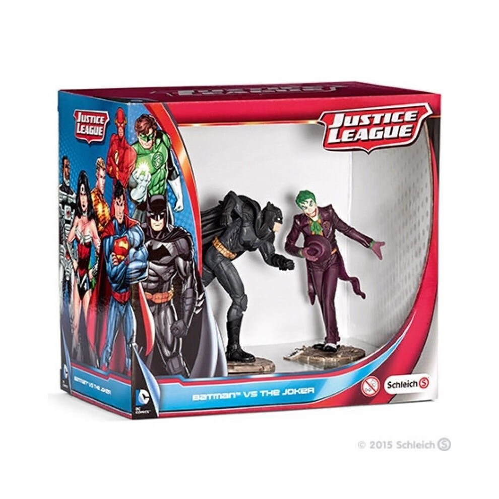 Schleich Justice League: Batman Vs The Joker Scenery Pack