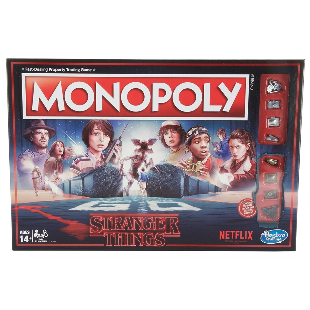 Stranger Things Monopoly Board Game Hasbro Limited Edition