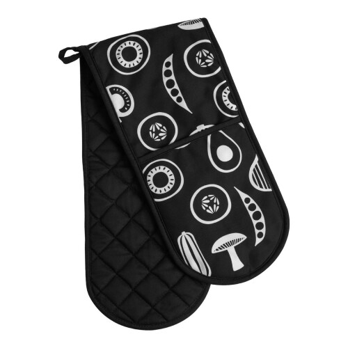 Besa Double Oven Glove - Black