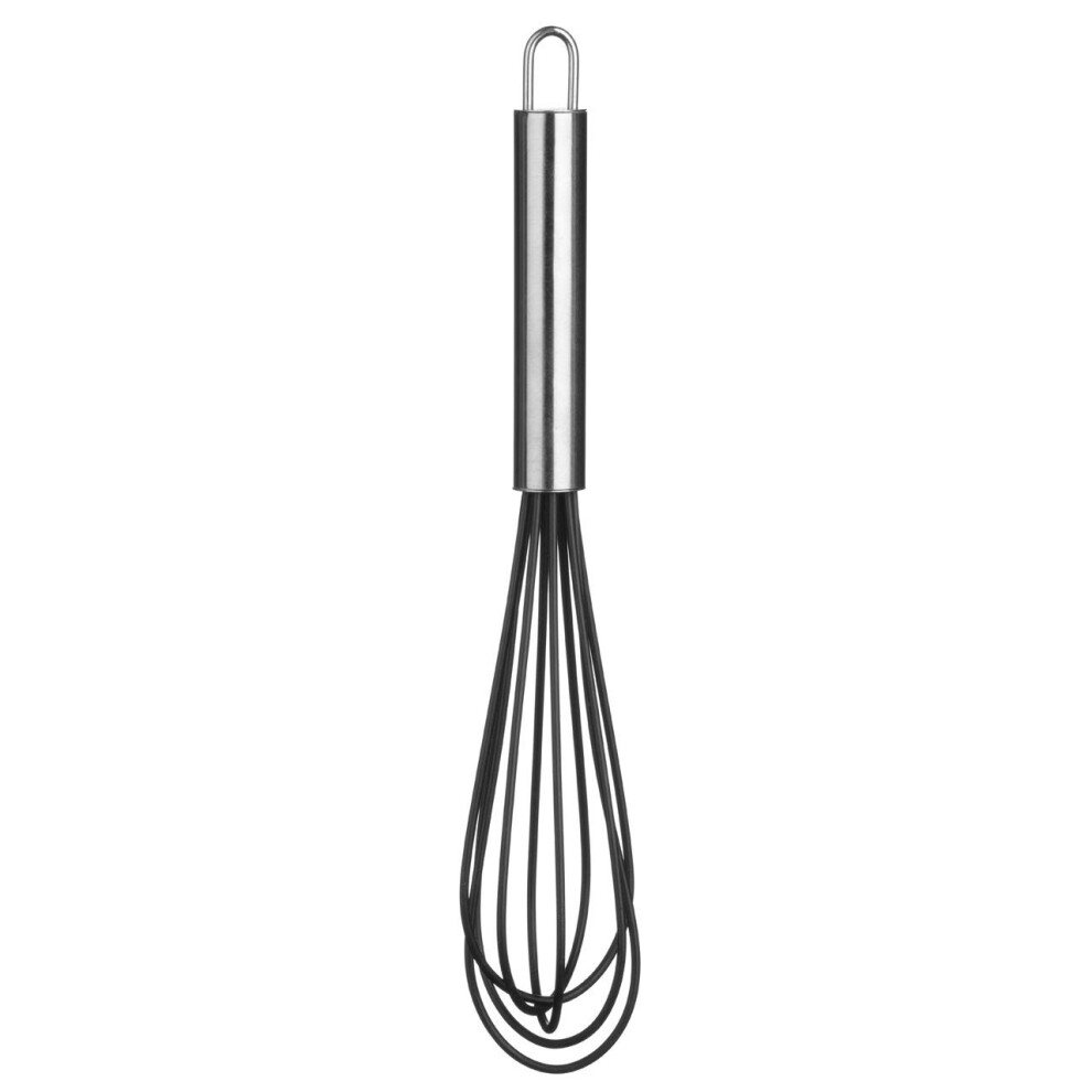Premier Housewares Silicone Whisk With Stainless Steel Handle - Black