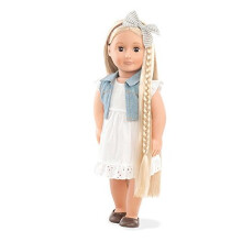 Our Generation Phoebe-Hair Grow Doll 18 inch, 18&quot;