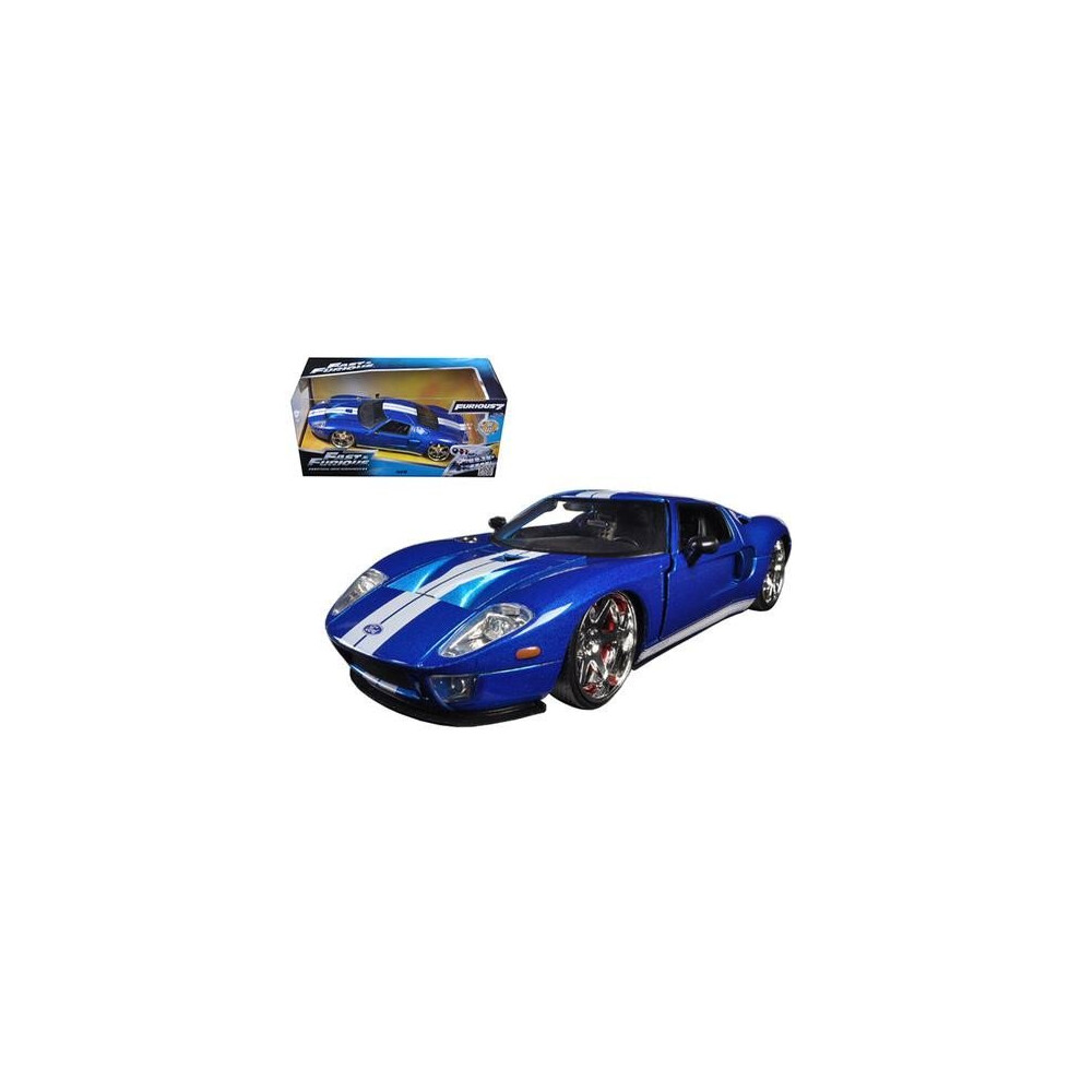 Photos - Toy Car Jada Ford GT Fast and Furious 7 Movie 1:24 Diecast Model 97177