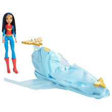 DC Super Hero Girls Wonder Woman & Unsynlig Jet Dockor, Multicolor, 19.0 tum