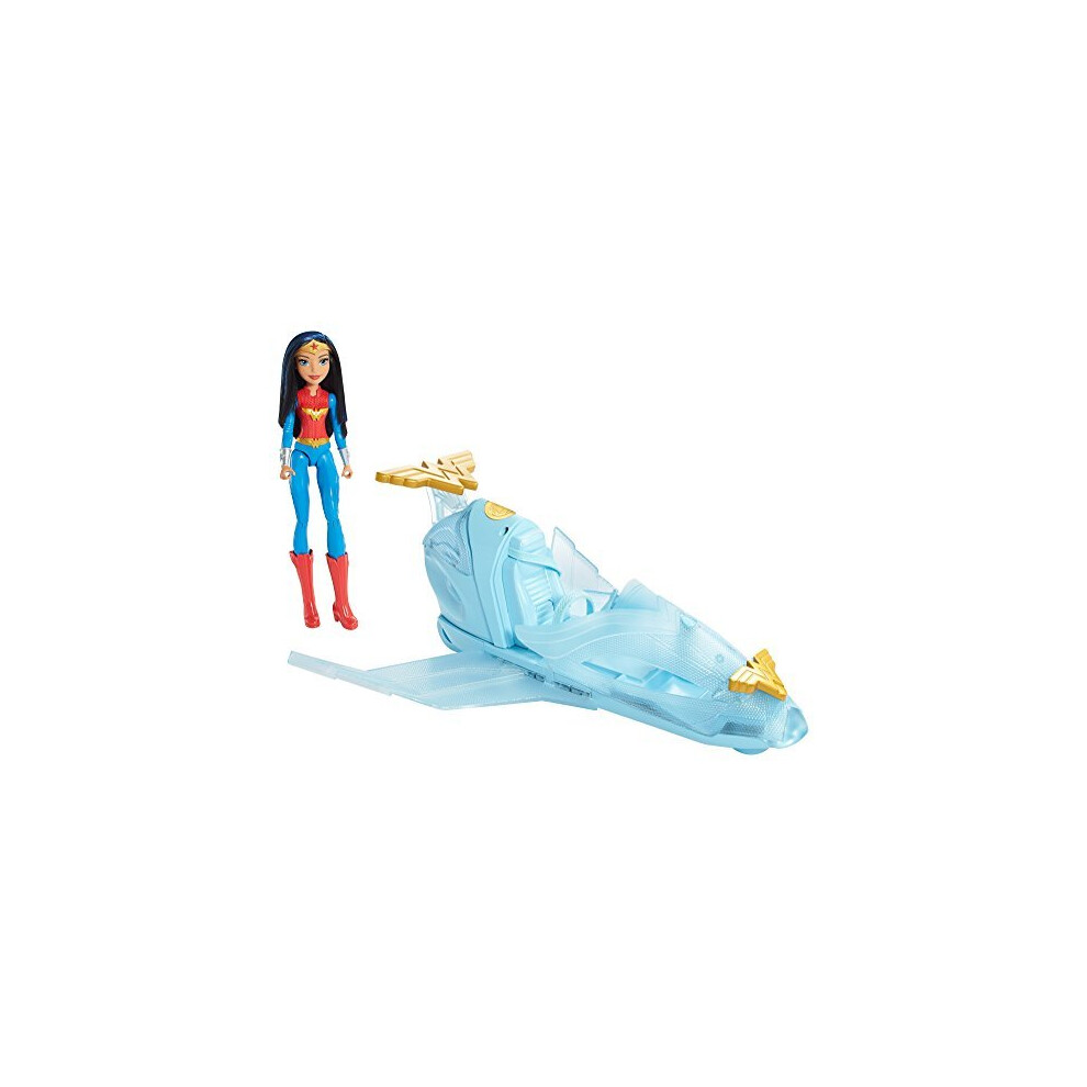 DC Super Hero Girls Wonder Woman Doll & Invisible Jet