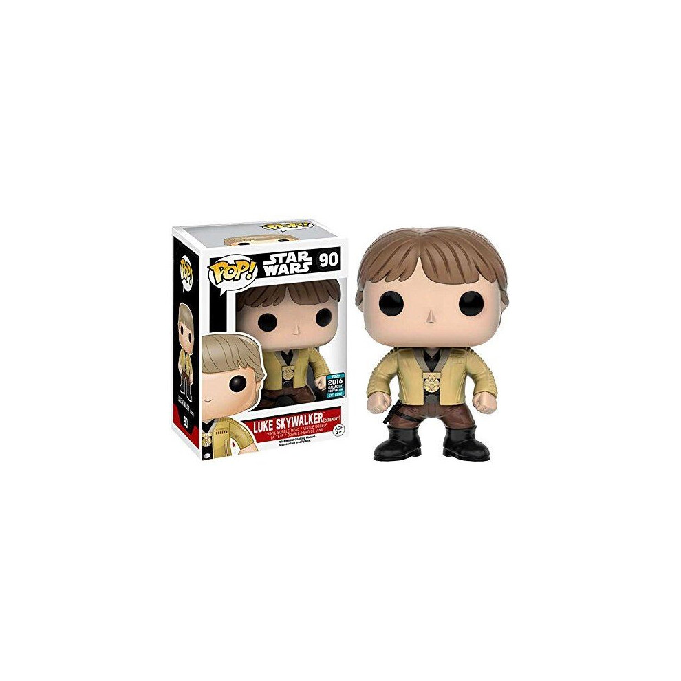 Star Wars - Luke Skywalker (Ceremony) POP Vinyl Bobble-Head Figure (90) - Exclusive