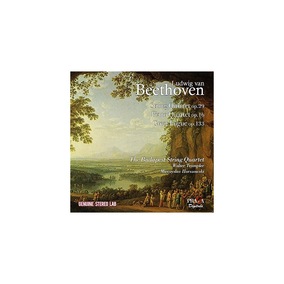 Budapest String Quartet - Beethoven: String Quintet, Piano Quartet, Great Fugue [Cd] Size 1
