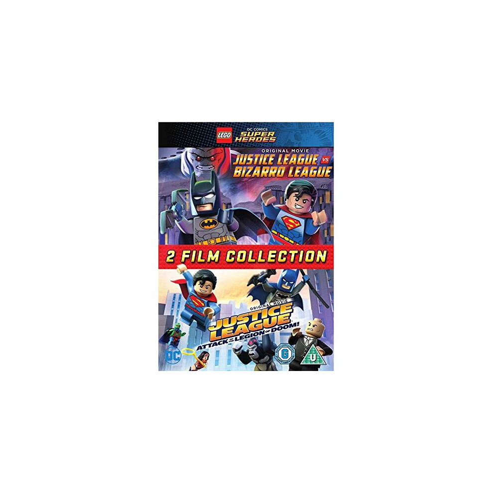 Warner Bros Lego Justice League Double Vs Bizarro League / Attack Of Legion Doom Dvd [2016]