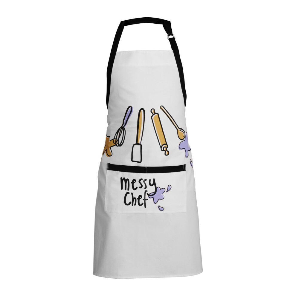 Doodle Apron - White