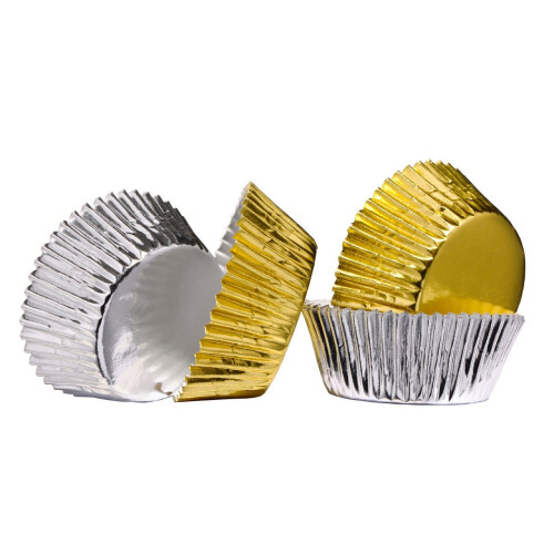 Premier Housewares Shiny Medium Cupcake Cases, 60 Pieces