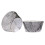 Premier Housewares Large Shiny Cupcake Cases, Silver, 40 Pieces 1