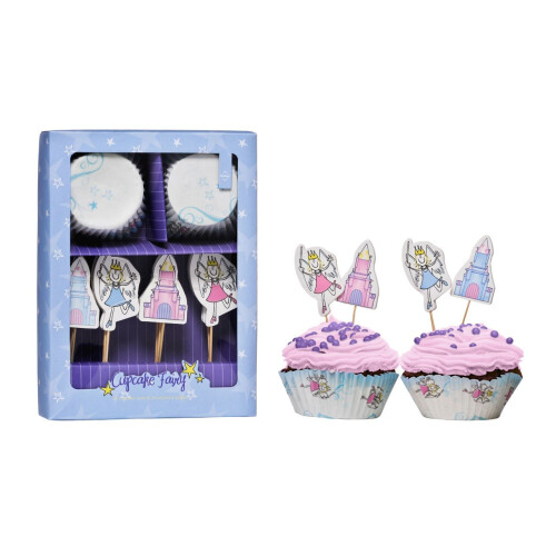 Premier Housewares Fairy Cupcake Cases And Toppers Set