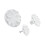 Premier Housewares Flower Cutters -Set of 3, White 1