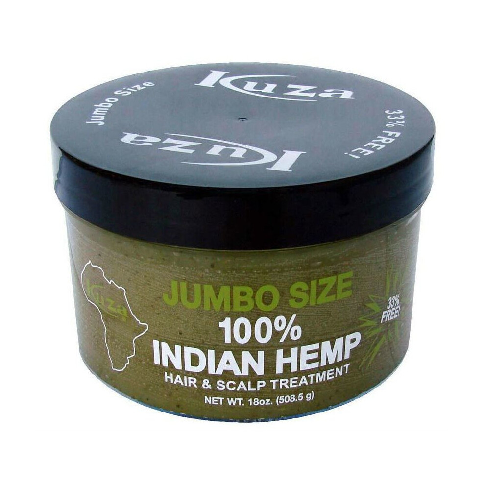 Kuza 100% Indian Hemp Hair & Scalp Treatment 18oz