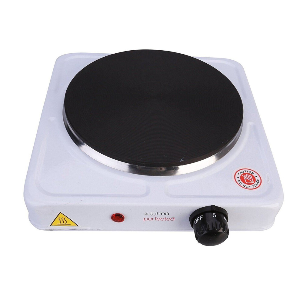 Lloytron E4102WH Kitchen Perfected Single Hotplate, White
