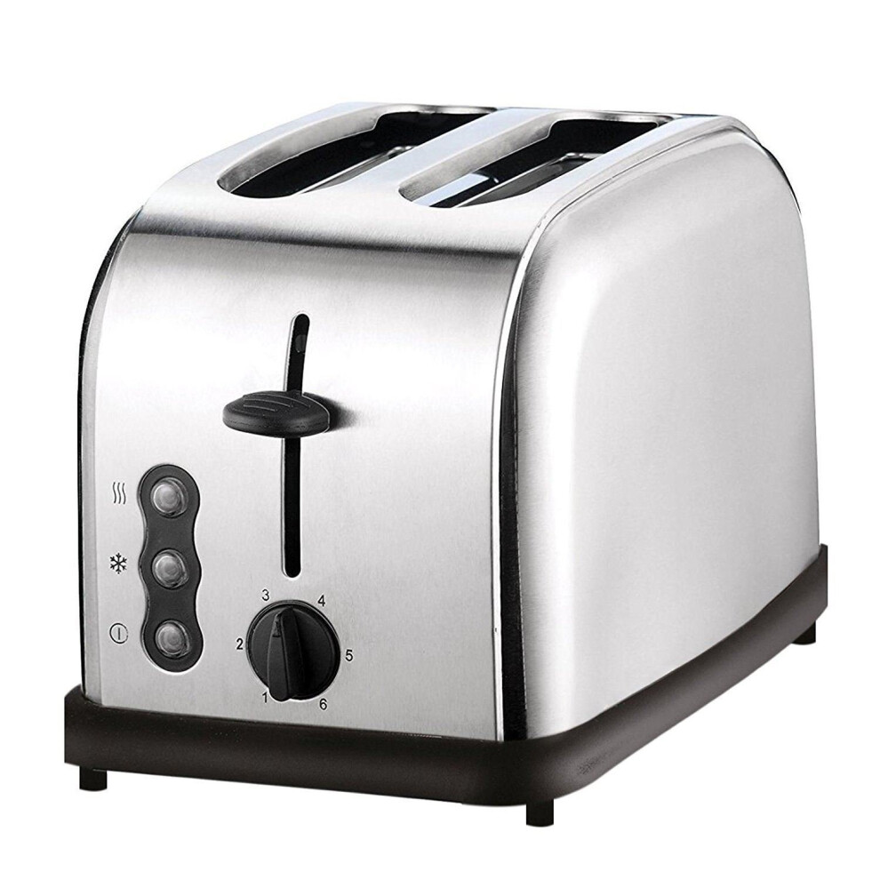 SQ Professional Gems Lecagy 900W Stainless Steel 2-Slice Wide Slot Toaster (Quartz)