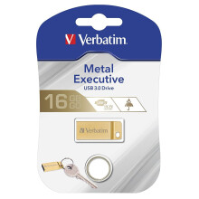 VERBATIM Store 'n' Go Metal Executive - Drive USB 3.0 - 16GB - Oro