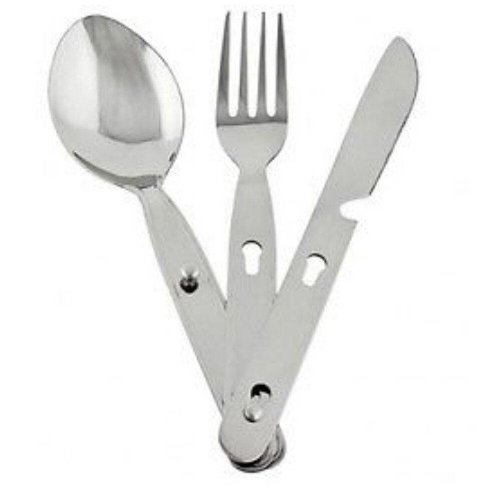 Stainless Steel Camping Cutlery Set Fork Knife Spoon Festival