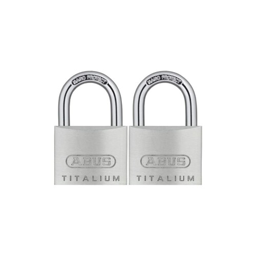 Abus Padlock - Titalium - 40mm - Twin Pack
