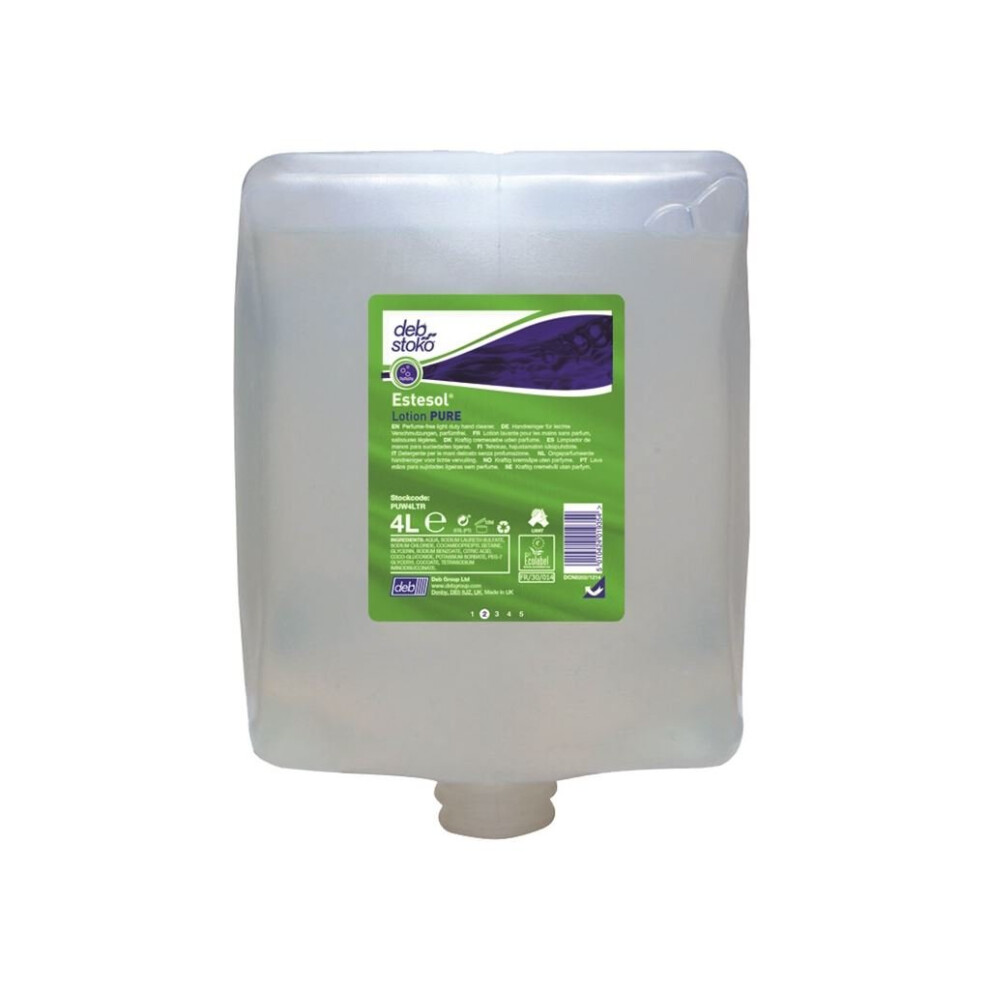 Deb Pure Hand Wash - 4 Litre Cartridge