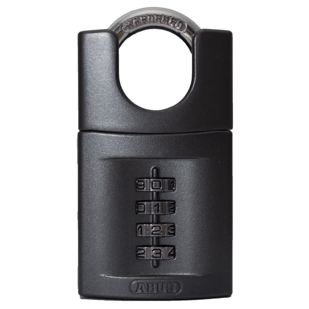 Combination Padlock - Steel - 4 Wheel - 50mm - Closed Shackle