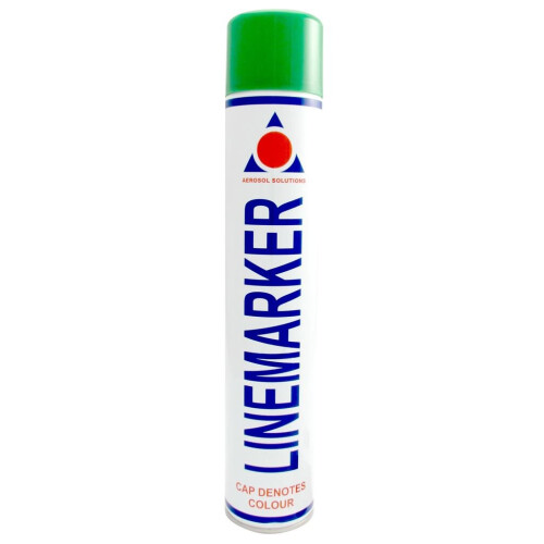 Aerosol Solutions Line Marking Paint - Green - 750ml