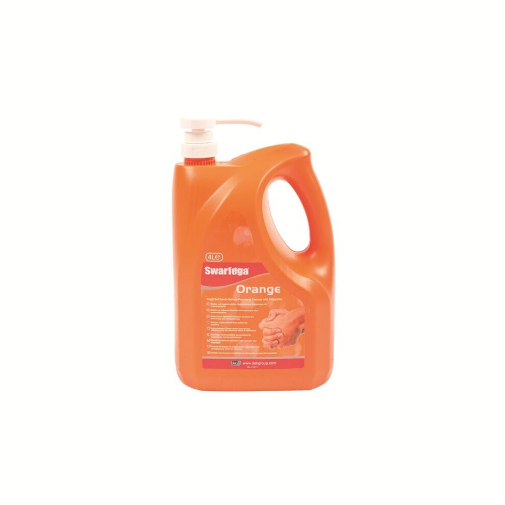 Orange Hand Cleaner - 4 Litre Pump