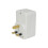 Plug through UK Mains Adaptor with Dual USB Ports 3