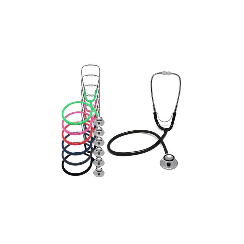 (Grey) Medical EMT Dual Head Stethoscope for Pro Nurse Doctor Vet  Student Health