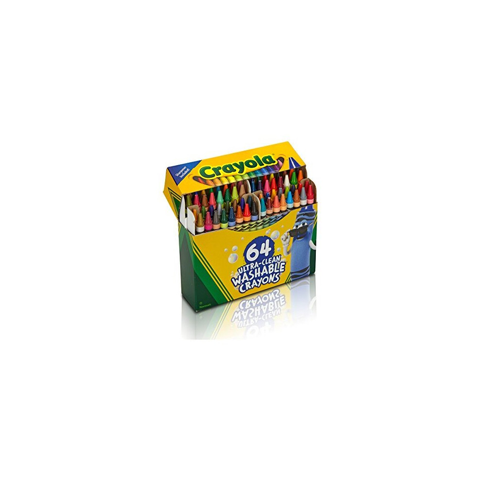 Crayola Ultra Clean Washable 64 Count Crayons