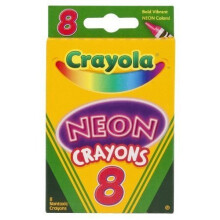 Crayola Neon Crayons, 8 Count - 2 Packs